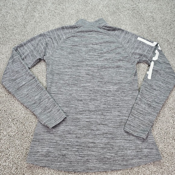 Team USA Womens S Olympic Games Pullover Quarter Zip Top Heather Gray Athletic - Picture 2 of 9